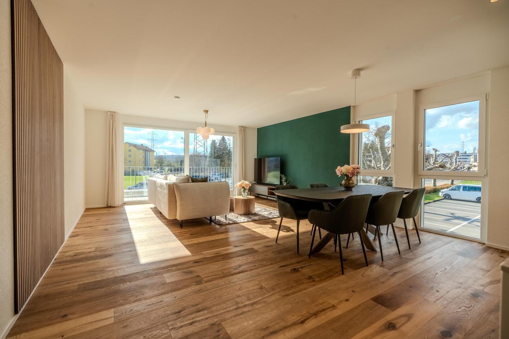 Visionary Hospitality Rothenburg, Lucerne - Premium Apartments With Free Parking, Washer, Kitchen, Terrace, 15' City Buitenkant foto